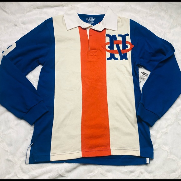 NWT Old Navy Size 14 Vivid Colorblock Collared Shirt - Picture 2 of 13